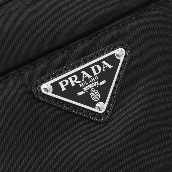 Prada Tesuto Saffiano Triangle Logo Plate Waist Bag - Picture 5 of 5